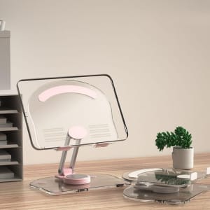 HOLDER TABLET STAND AKRILIK 360 HD-69 di qeong.com