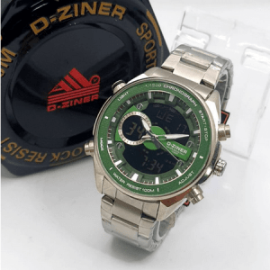 JAM TANGAN PRIA DZINER 8079 RANTAI di qeong.com