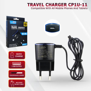 TRAVEL CHARGER PRO CP1U+ KABEL V8 di qeong.com