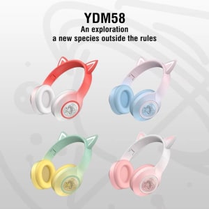 HEADPHONE BANDO YDM-58 CAT MACARON di qeong.com