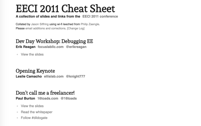 EECI 2011 cheat sheet