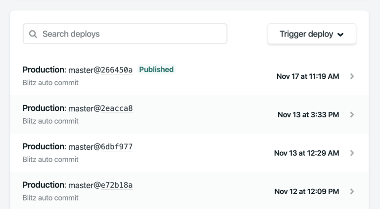 Craft deploy to Netlify with Blitz