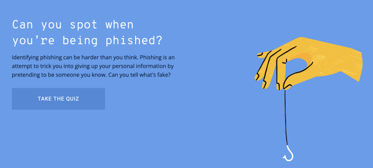 Phishing quiz