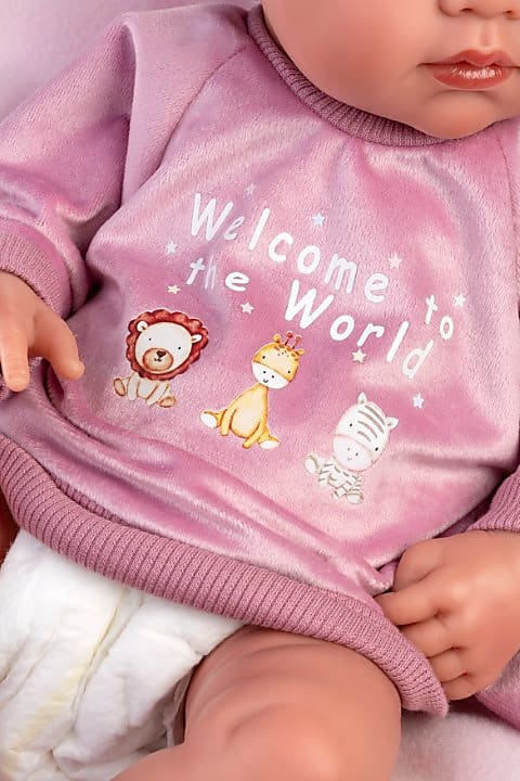 Llorens Dolls Tina Doll 43 cm-Pink (view 2)