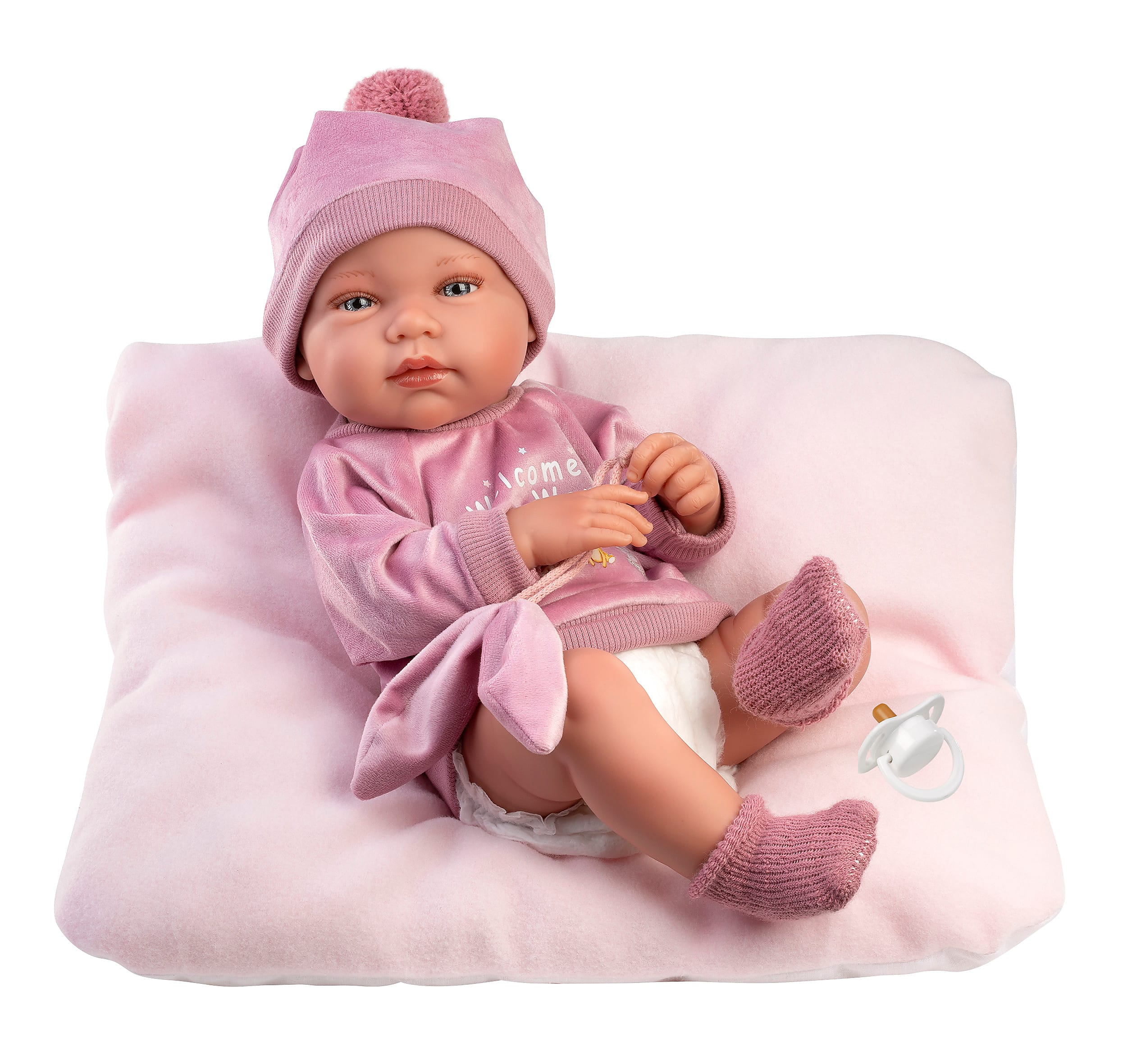 Llorens Dolls Tina Doll 43 cm-Pink (view 4)