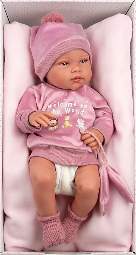 Llorens Dolls Tina Doll 43 cm-Pink (view 6)