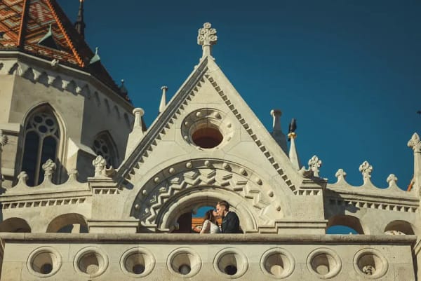 Reportaż ślubny i zdjęcia plenerowe M&A — Budapeszt
