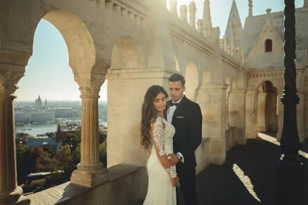 Reportaż ślubny i zdjęcia plenerowe M&A — Budapeszt