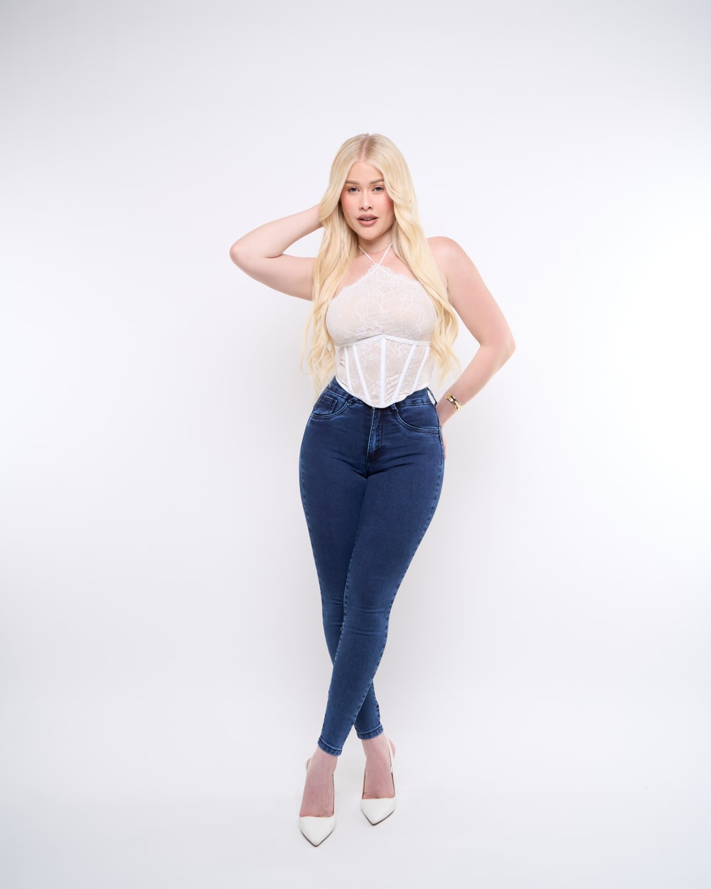 Skinny Azul