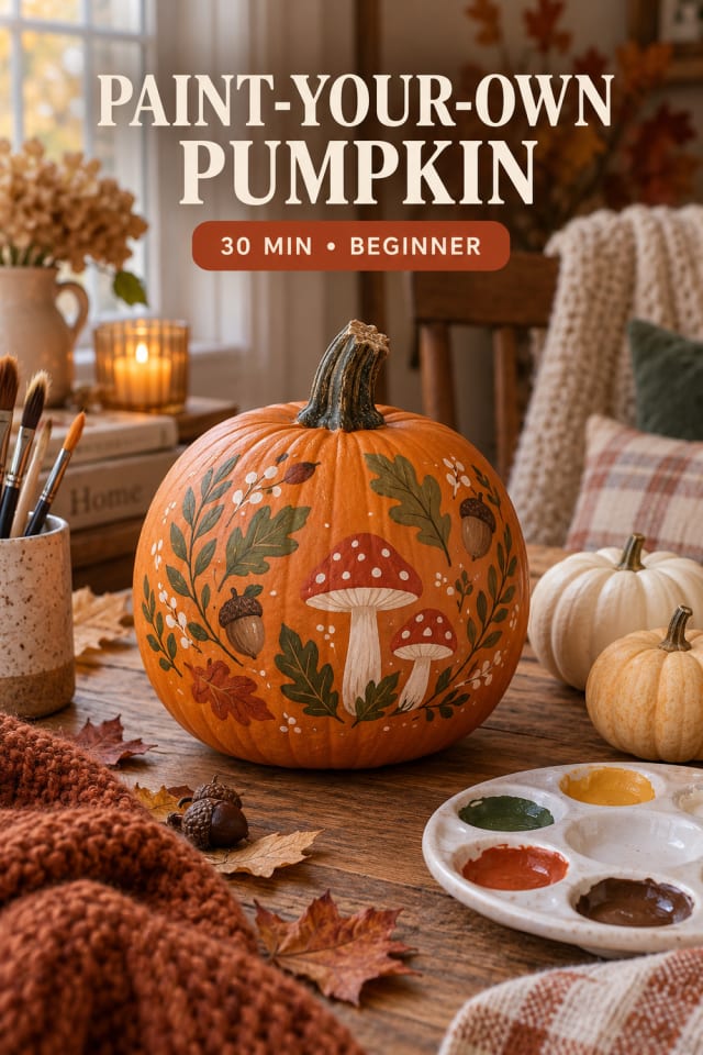 Paint Your Own Pumpkin pin