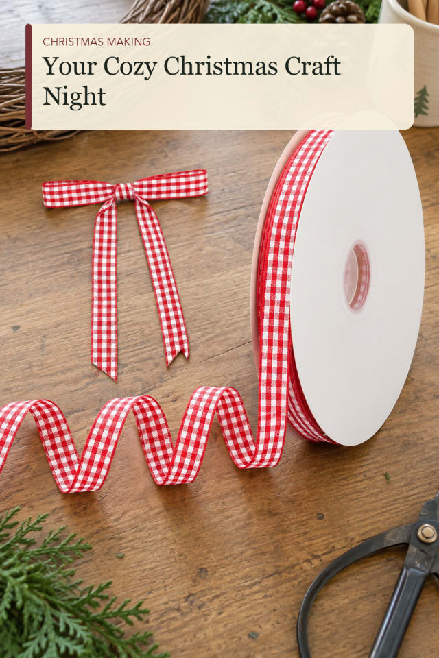 Christmas ribbon for crafts: Decorative Ribbon for Thoughtful Seasonal Projects maker-lifestyle pin
