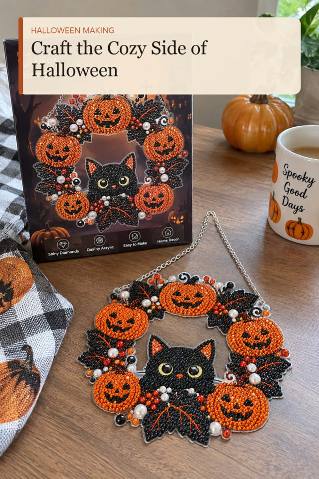 Halloween wreath making supplies: Wreath Accent Supplies for Simple Crafting at Home maker-lifestyle pin