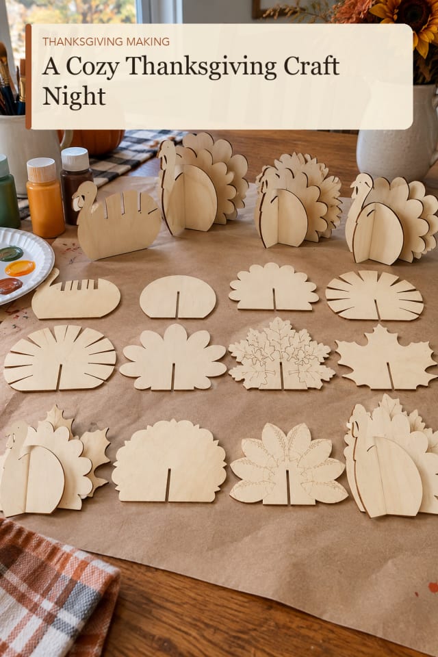 Thanksgiving crafts for adults: Thanksgiving Craft Kit for an Easy Creative Evening maker-lifestyle pin