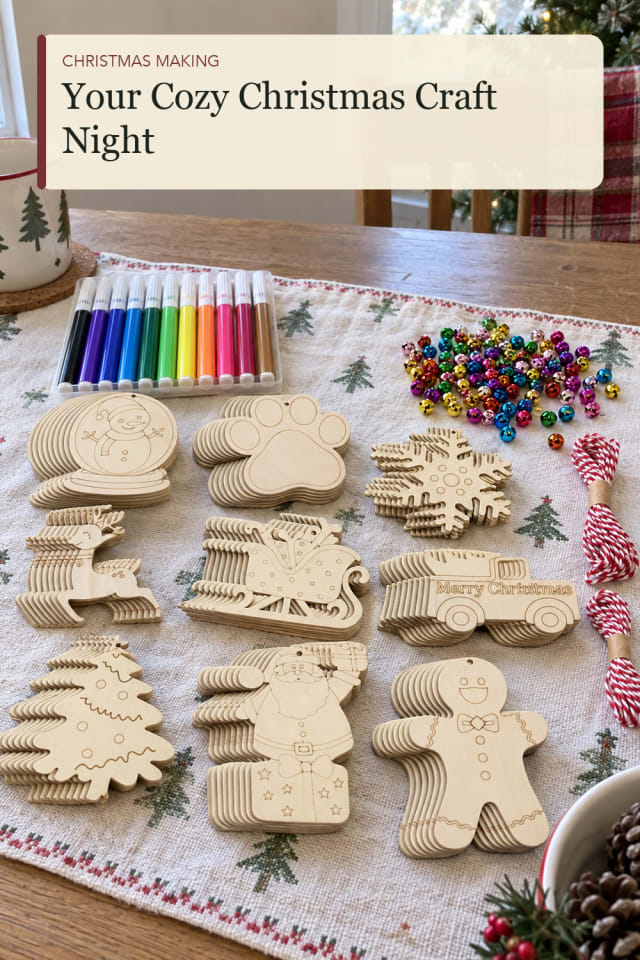 Christmas crafts for kids: Christmas Activity Kit for Relaxed Seasonal Making maker-lifestyle pin