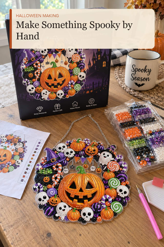 Halloween wreath making supplies: Wreath Accent Supplies for a Festive Making Session maker-lifestyle pin
