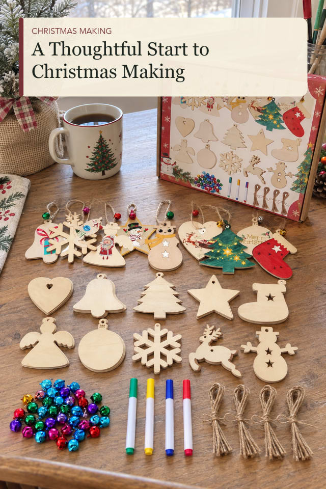 Christmas painting kit: Christmas Painting Kit for a Festive Making Session maker-lifestyle pin