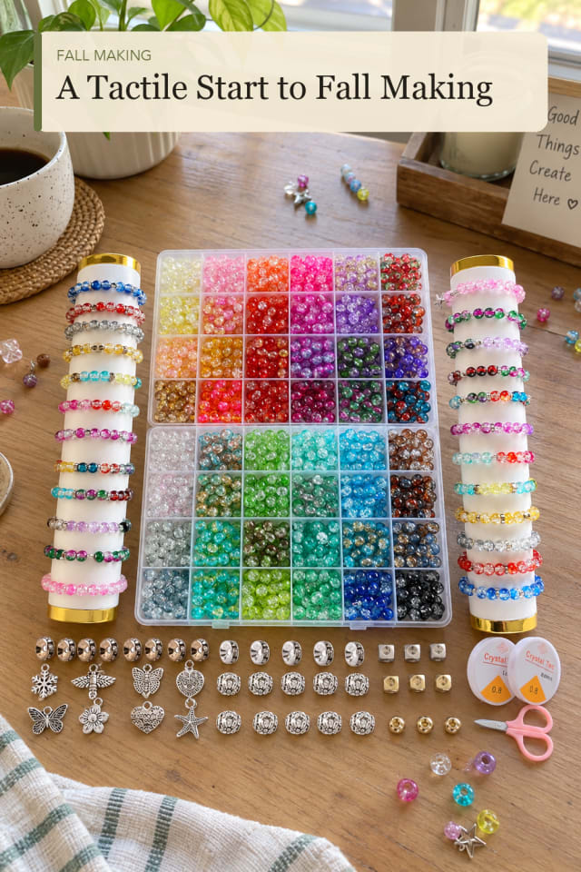 Fall beads crafts: Autumn Craft Beads for Thoughtful At-Home Holiday Projects maker-lifestyle pin