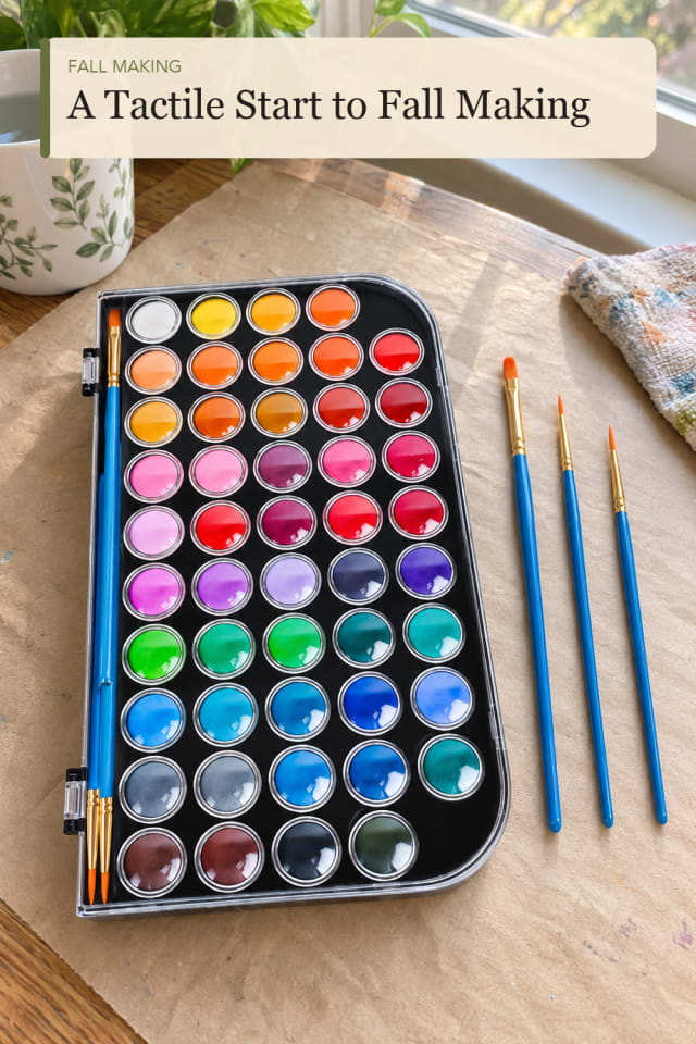 Fall painting supplies: Seasonal Watercolor Supply for Cozy Holiday Projects maker-lifestyle pin