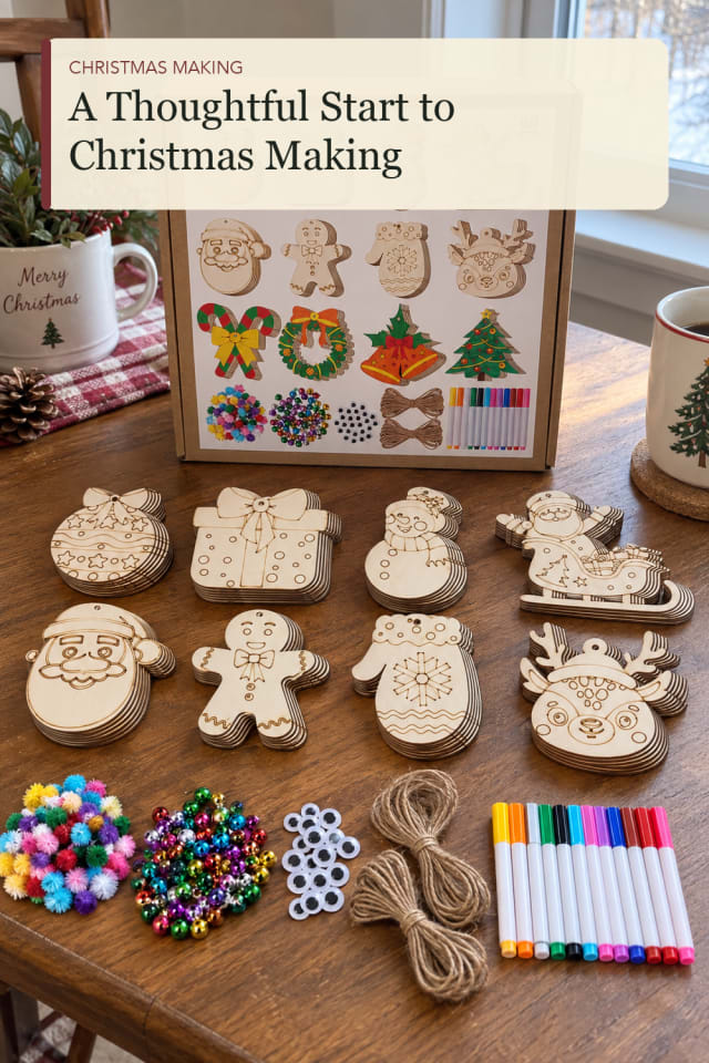 DIY Christmas ornament kit: Christmas Ornament Kit for Relaxed Seasonal Making maker-lifestyle pin