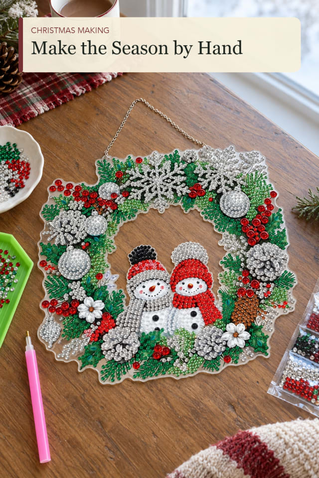 Winter wreath craft supplies: Winter Wreath Supplies for Relaxed Seasonal Making maker-lifestyle pin
