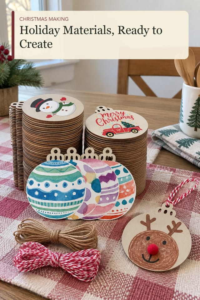 Christmas crafts for kids: Christmas Activity Kit for Cozy Holiday Projects maker-lifestyle pin