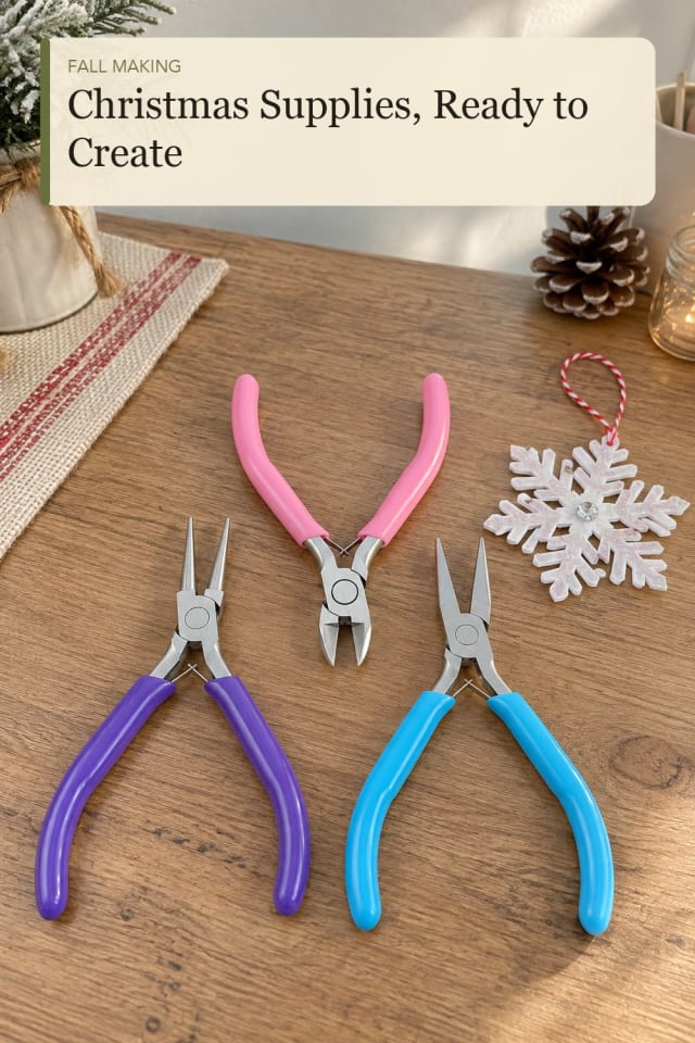 Christmas craft tools: Craft Tool Set for an Easygoing Handmade Holiday Project maker-lifestyle pin