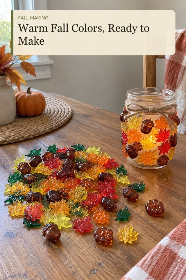 Fall leaf craft supplies: Autumn Leaf Shapes for Thoughtful Seasonal Projects maker-lifestyle pin
