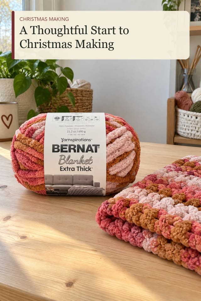 Winter yarn craft supplies: Winter Yarn Supply for an Easy Creative Evening maker-lifestyle pin