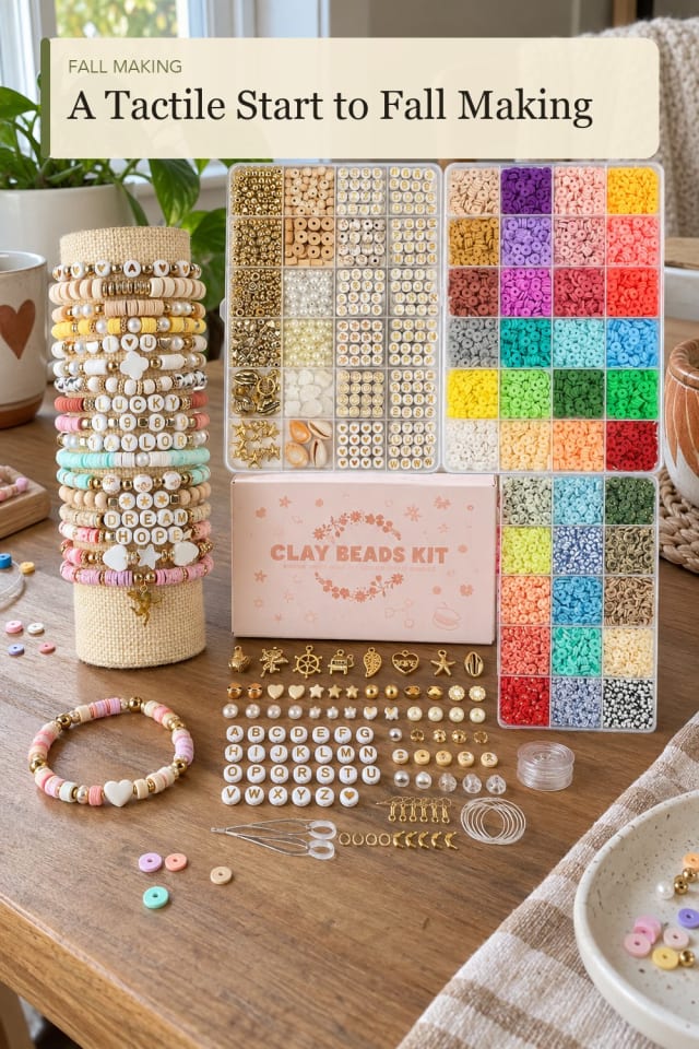 Fall beads crafts: Autumn Craft Beads for an Easygoing Handmade Holiday Project maker-lifestyle pin