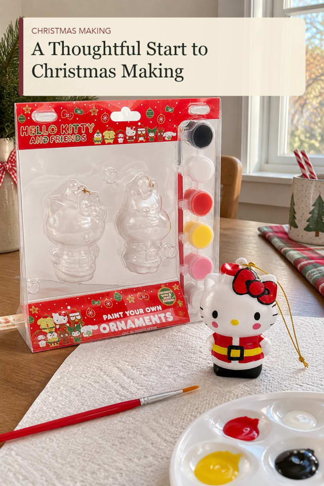 Christmas painting kit: Christmas Painting Kit for an Easy Creative Evening maker-lifestyle pin