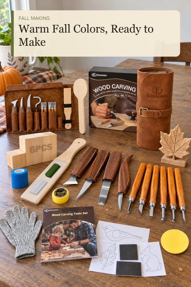 Christmas craft tools: Craft Tool Set for a Simple Seasonal Project at Home maker-lifestyle pin