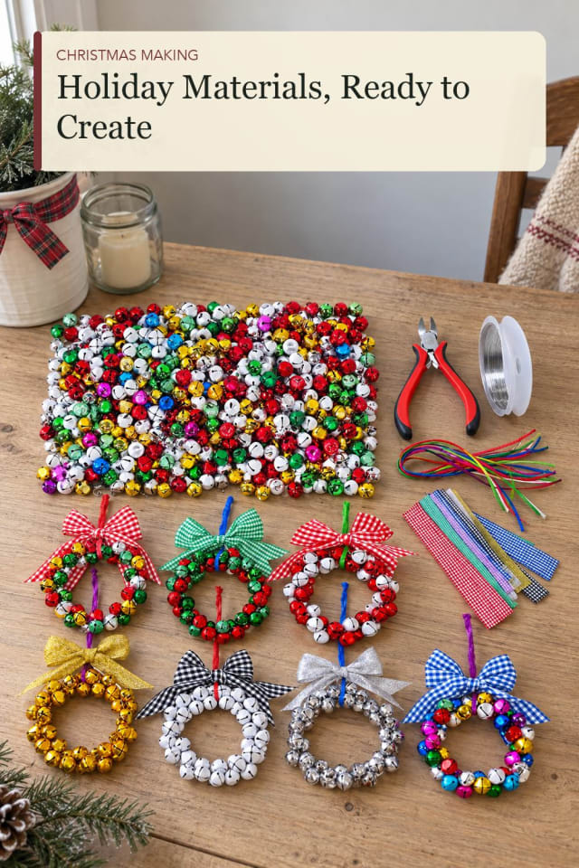 Christmas wreath making supplies: Christmas Wreath Kit for Cozy Holiday Projects maker-lifestyle pin
