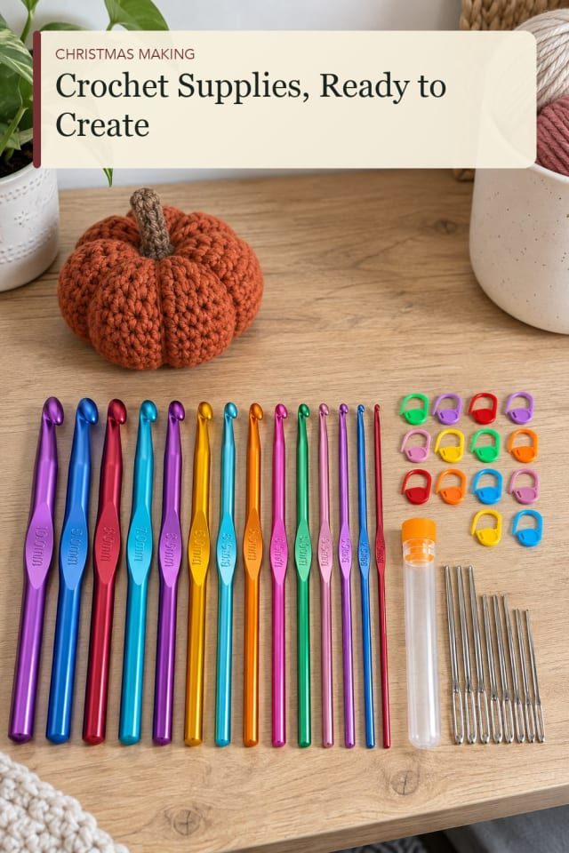 Crochet hook set: Crochet Hook Set for Creative Evenings and Weekend Projects maker-lifestyle pin