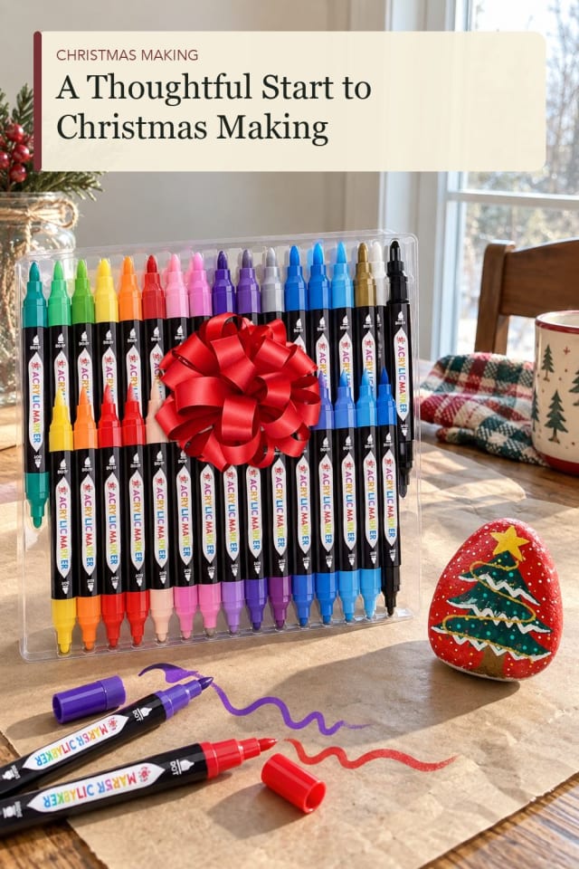 Paint markers for crafts: Paint Marker Set for a Creative Afternoon at Home maker-lifestyle pin