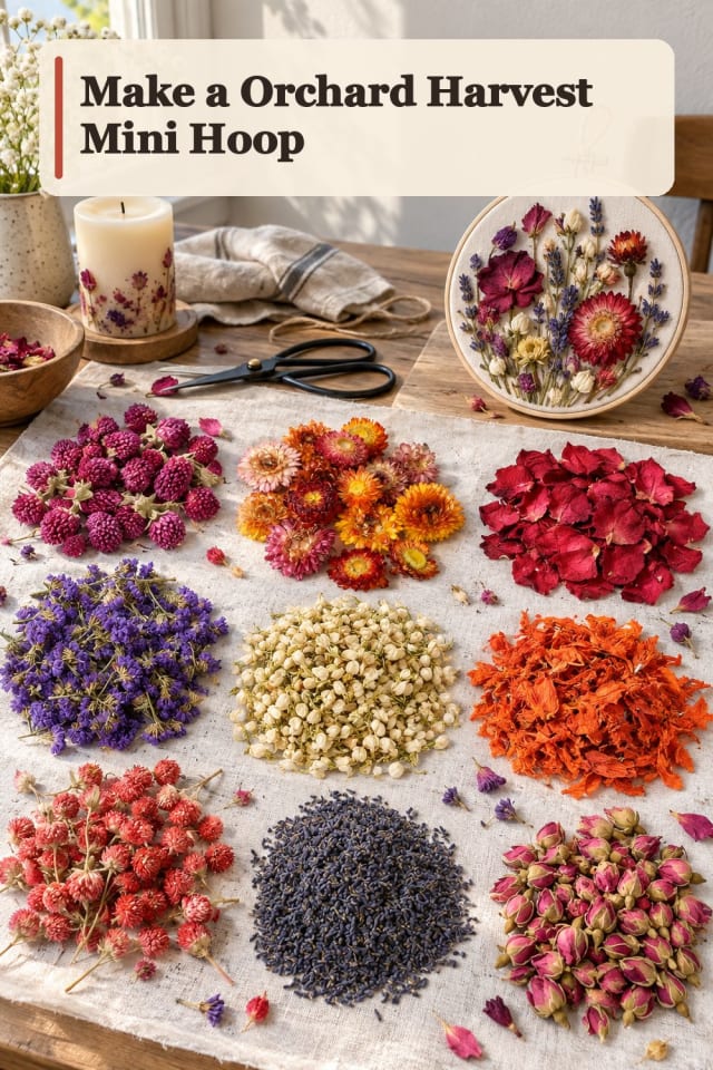 Orchard Harvest Mini Hoop With Dried Floral Supplies maker-lifestyle pin