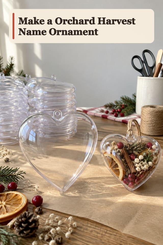 Orchard Harvest Name Ornament With Ornament Painting Supplies maker-lifestyle pin