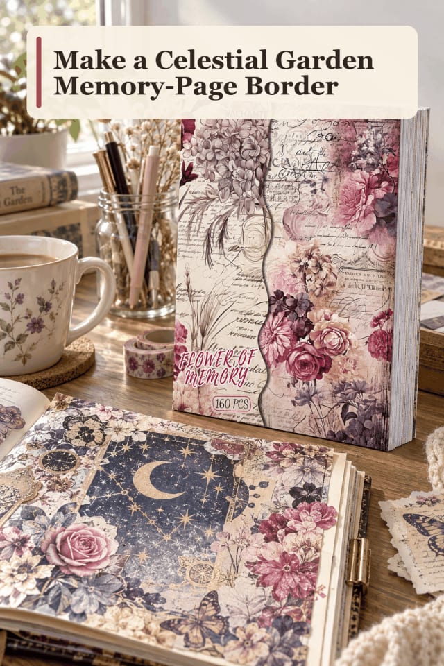 Memory-Page Border Craft Supplies — Celestial Garden Memory-Page Border maker-lifestyle pin
