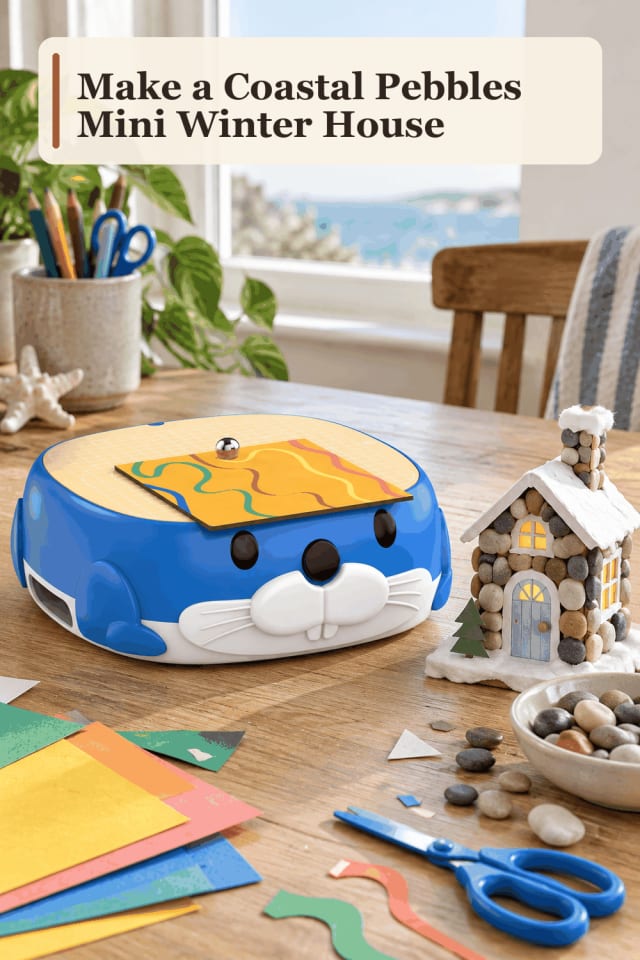 Mini Winter House Craft Supplies — Coastal Pebbles Mini Winter House maker-lifestyle pin