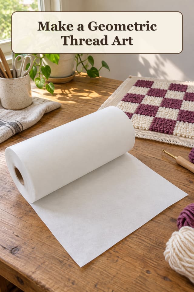 Hand Embroidery Supplies: Geometric Thread Art maker-lifestyle pin