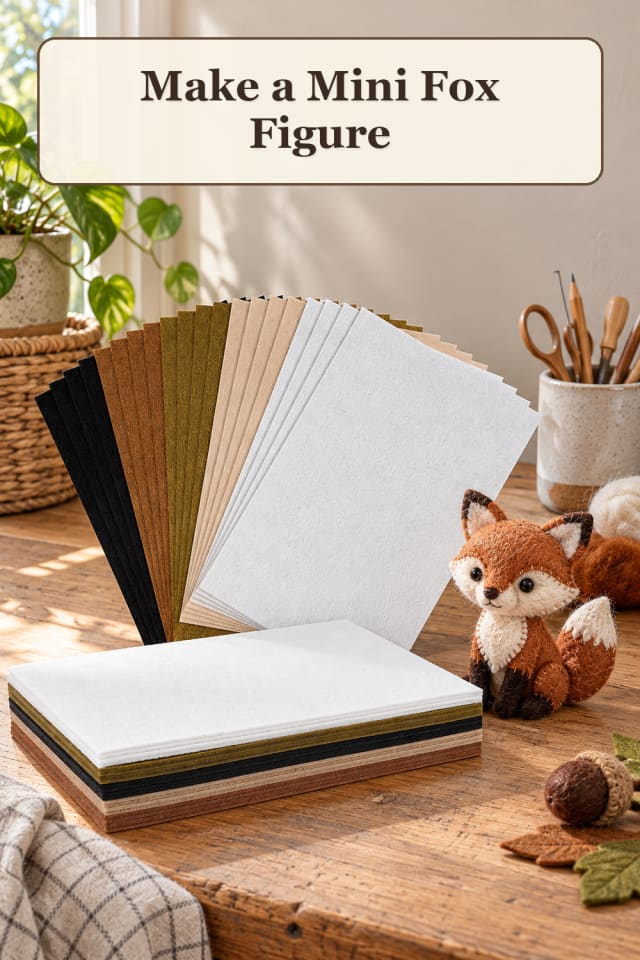 Amigurumi Supplies: Mini Fox Figure maker-lifestyle pin