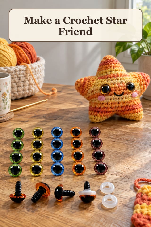 Amigurumi Supplies: Crochet Star Friend maker-lifestyle pin
