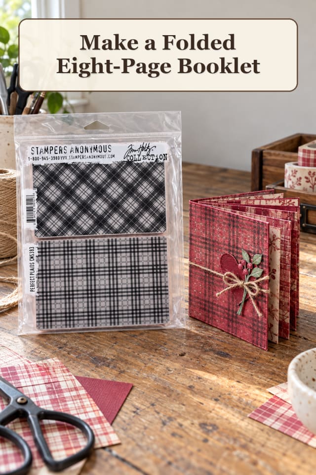 Zine Making Supplies: Folded Eight-Page Booklet maker-lifestyle pin
