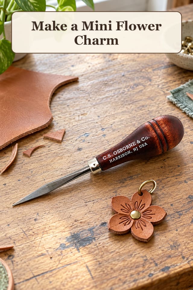 Clay Charm Supplies: Mini Flower Charm maker-lifestyle pin