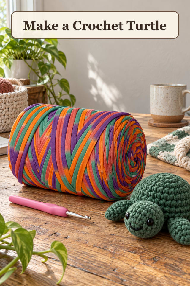 Amigurumi Supplies: Crochet Turtle maker-lifestyle pin