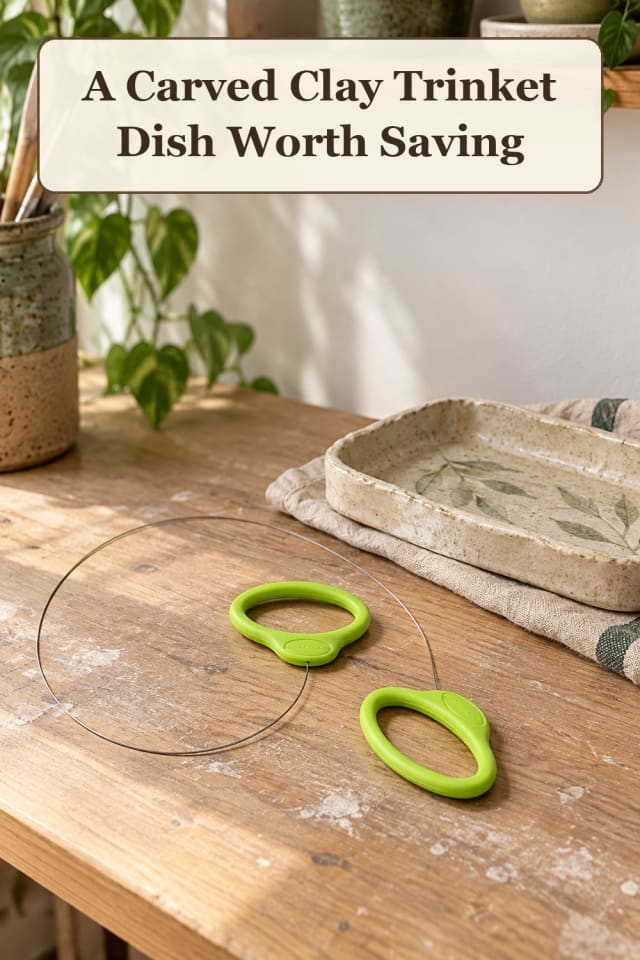 compact pottery handbuilding tools: ceramic carving tools with clay texture tools for projects maker-lifestyle pin