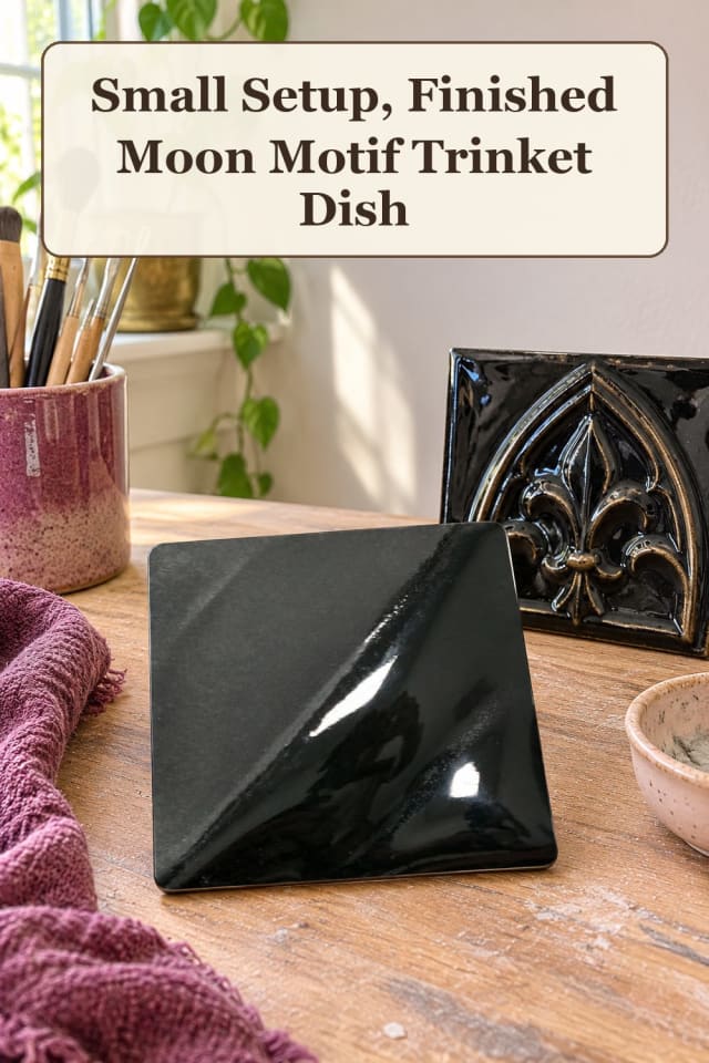 creative goth pottery supplies: black pottery ideas with clay carving tools for handmade ideas maker-lifestyle pin