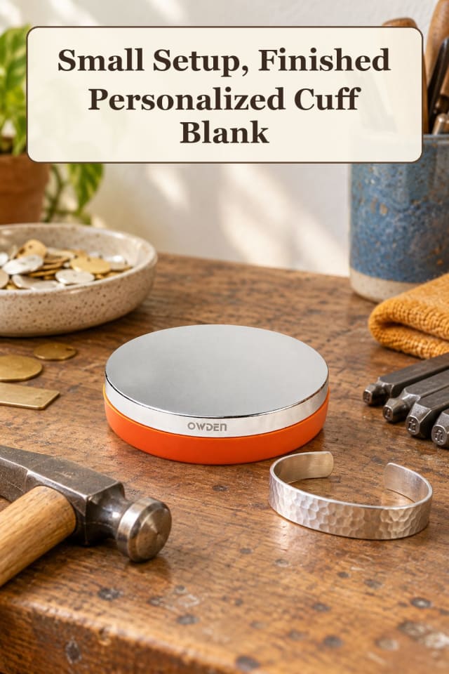 creative metal stamped jewelry supplies: jewelry stamping tools with personalized metal blanks maker-lifestyle pin