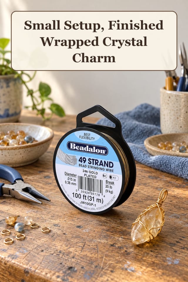 creative wire wrapped stone supplies: pair beginner jewelry projects with stone pendant ideas maker-lifestyle pin