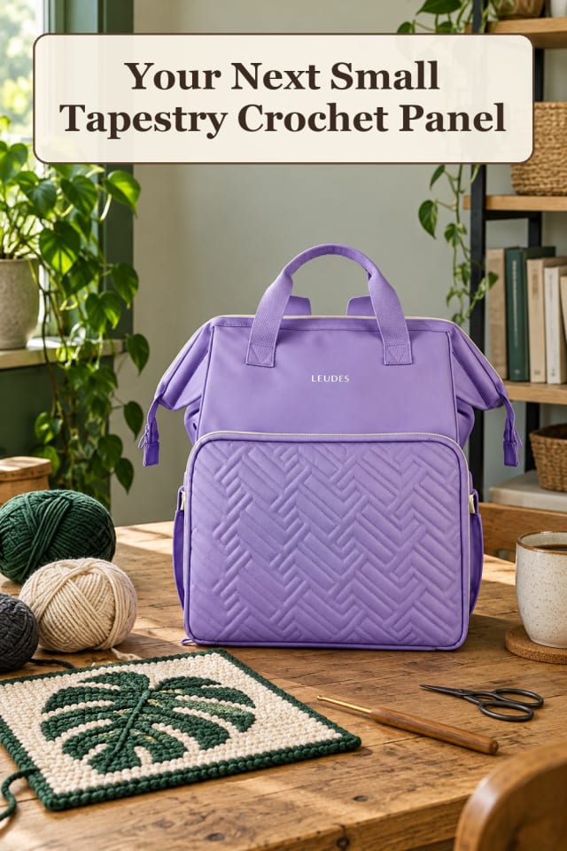 giftable tapestry crochet supplies using crochet colorwork tools and tapestry crochet patterns maker-lifestyle pin