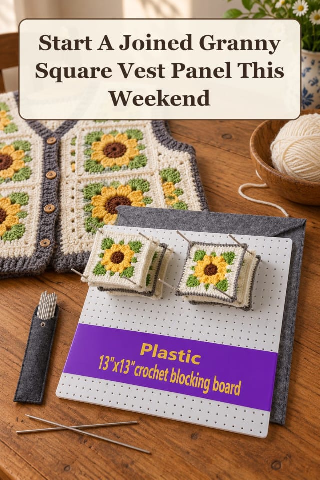 home granny square crochet supplies: colorful yarn projects with crochet top ideas for projects maker-lifestyle pin